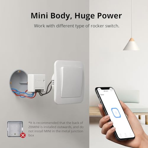 SONOFF ZBMINI ZigBee Mini Smart Light Switch 2 Way, 2-Pack X8696