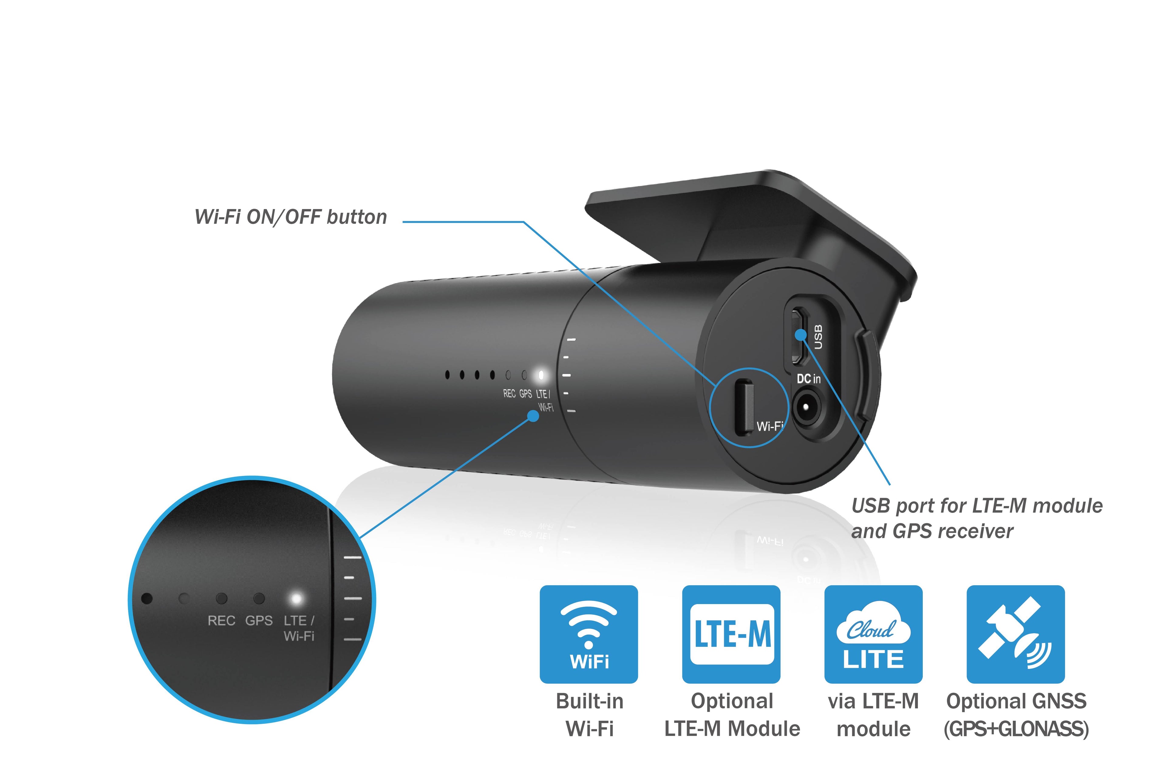 BlackVue DR590X-1CH 32GB Full HD Wi-Fi Dashcam with Parking Mode R6253