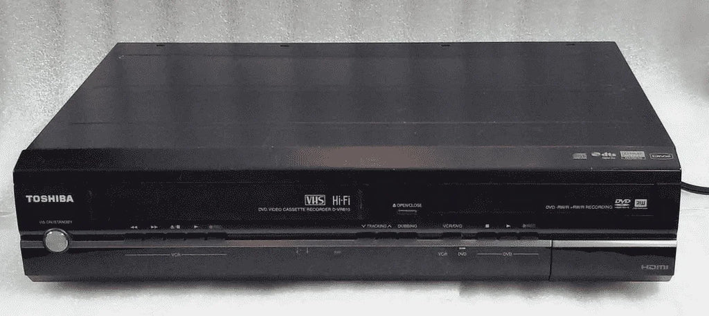 Toshiba D-VR610 (NEW) DVD recorder/HiFi VCR combo with HDMI output and 1080p upconversion
