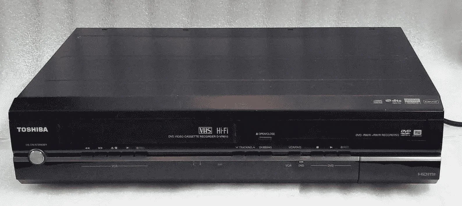 Toshiba D-VR610 (NEW) DVD recorder/HiFi VCR combo with HDMI output and 1080p upconversion