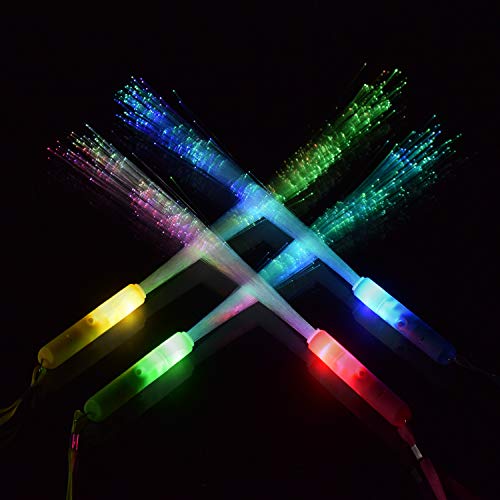 M.best 12pcs Glow Sticks Party Supplies, 3 Modes Flashing LED Light Up Wands Z14207