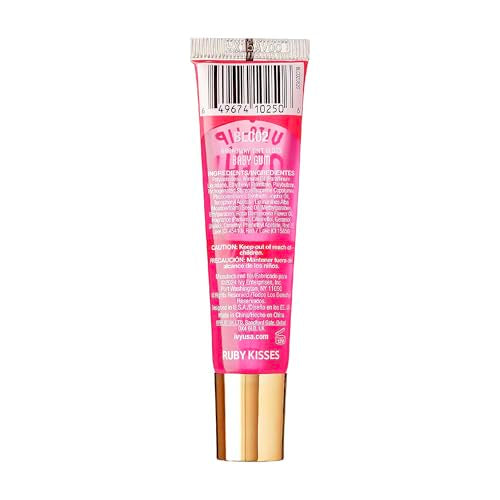 Ruby Kisses Broadway Vita-Lip Clear Lip Gloss 8 Pack, Ultra-Hydrating with Vitamins T1692
