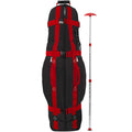 Club Glove Last Bag Collegiate Travel Bag with Stiff Arm Black/Red - Megean