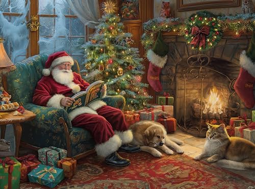 Nattork Jigsaw Puzzle 1000 Pieces for Adults, Christmas House W31652