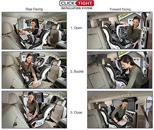 Britax Marathon ClickTight Convertible Car Seat with Impact Protection, Bubbles J9413