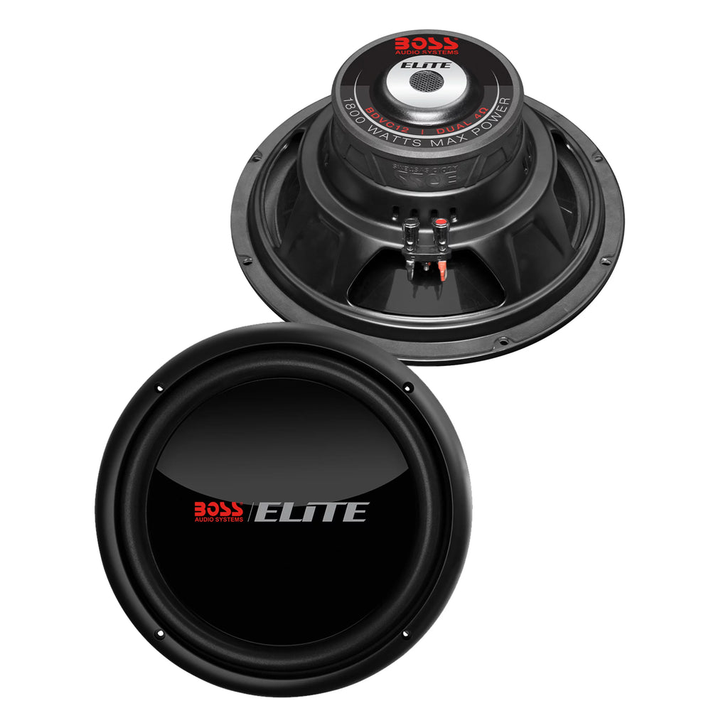 Boss Audio Systems BDVC102 Elite 12 Inch Dual Voice Coil Subwoofer R877