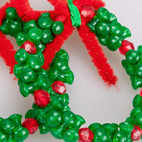 Beaded Ornament Kit for Kids Adults, Christmas Crafts, 40 Pieces B935700