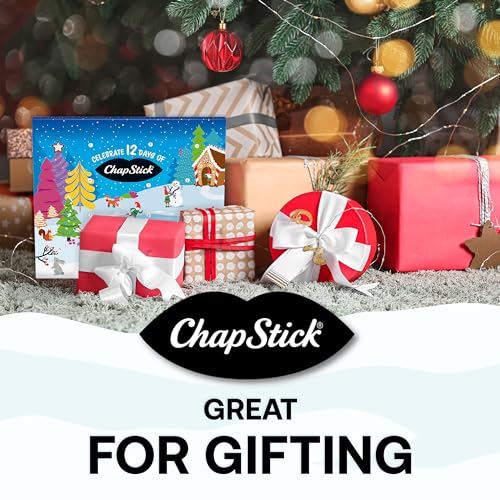 ChapStick Advent Calendar 2025, 12-Pack Lip Balm Gift Set, 0.15 Oz Each M609540