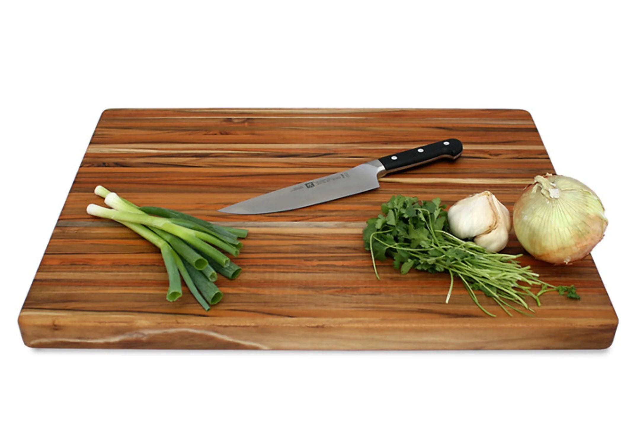 TeakHaus Edge Grain Carving Board with Hand Grip, 24 x 18 x 1.5 inches J56414