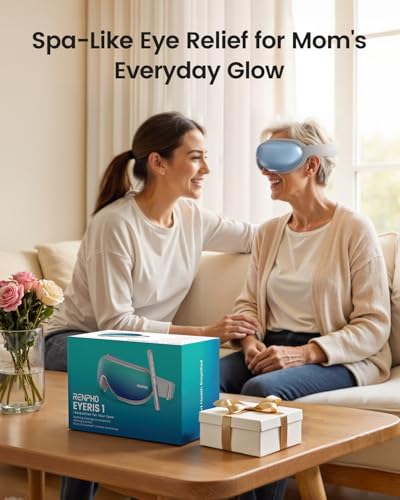 RENPHO Eye Massager with Heat and Compression, Eyeris 1 Sleep Mask R9979