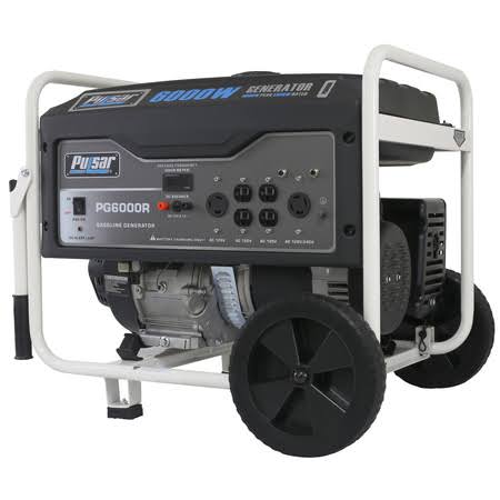 Pulsar 6,000 Peak Watt Gas-Powered Portable Generator N161
