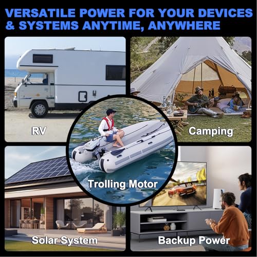 12V 100Ah BCI Group 24 LiFePO4 Battery with Low-Temp Protection F4727