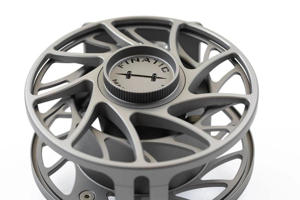 Hatch 11 Plus Gen 2 Finatic Fly Reel - Large Arbor - Gray/Black Y429
