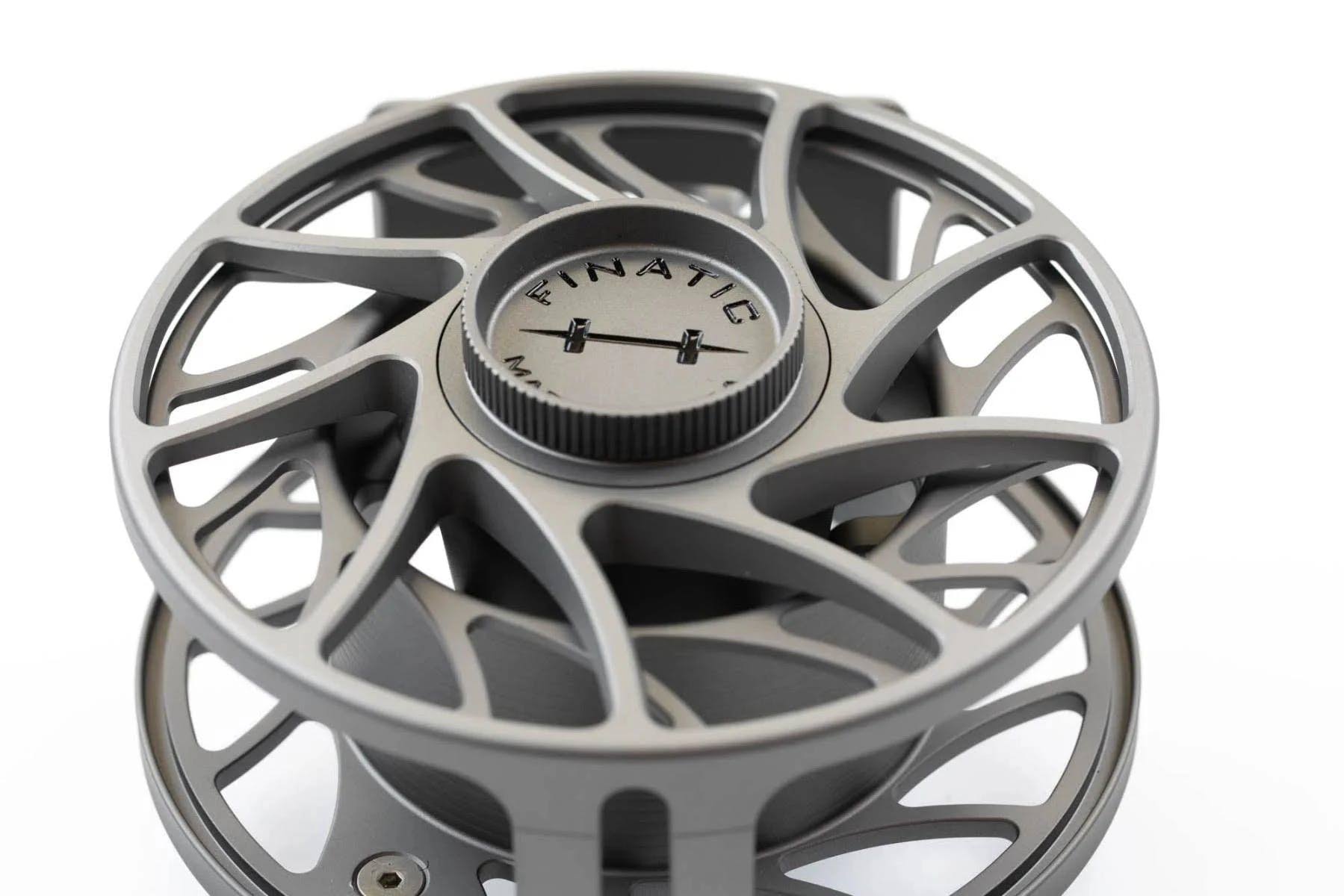 Hatch 11 Plus Gen 2 Finatic Fly Reel - Large Arbor - Gray/Black Y429