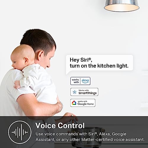 Kasa Smart Light Switch HS200P3, Single Pole, 3-Pack, White F12053