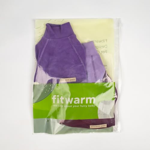 Fitwarm 3 Pack Classic Fleece Dog Sweater for Small Dogs, Medium D613