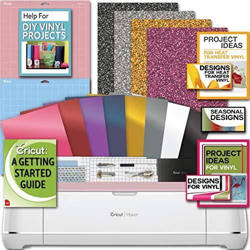 Cricut Maker Machine Bundle 4 Smooth Heat TRANSFER Permanent Vinyl Designs - Megean