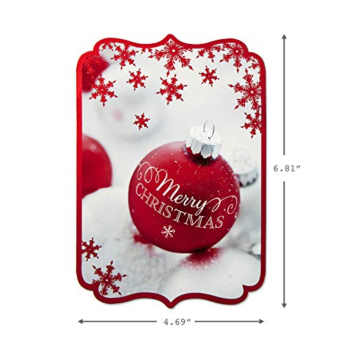 Hallmark Christmas Boxed Card Assortment with Ornament and Stocking, 40 Cards with Envelopes W749