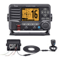 Icom M506 VHF Fixed Mount w-Rear Mic, AIS - Black - Megean