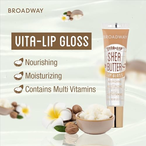 Ruby Kisses Broadway Vita-Lip Clear Lip Gloss 8 Pack, Ultra-Hydrating with Vitamins T1692