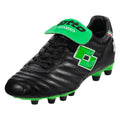 Lotto Stadio OG Made in Italy FG Firm Ground Soccer Cleat Black/Spring Green - 11 - Megean