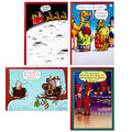 Hallmark Shoebox Funny Christmas Boxed Cards Assortment, Cartoons (4 Designs, 24 Christmas Cards with Envelopes)