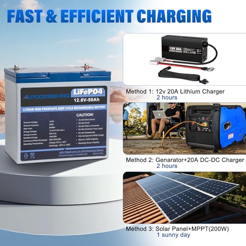 12V 100Ah BCI Group 24 LiFePO4 Battery with Low-Temp Protection F4727