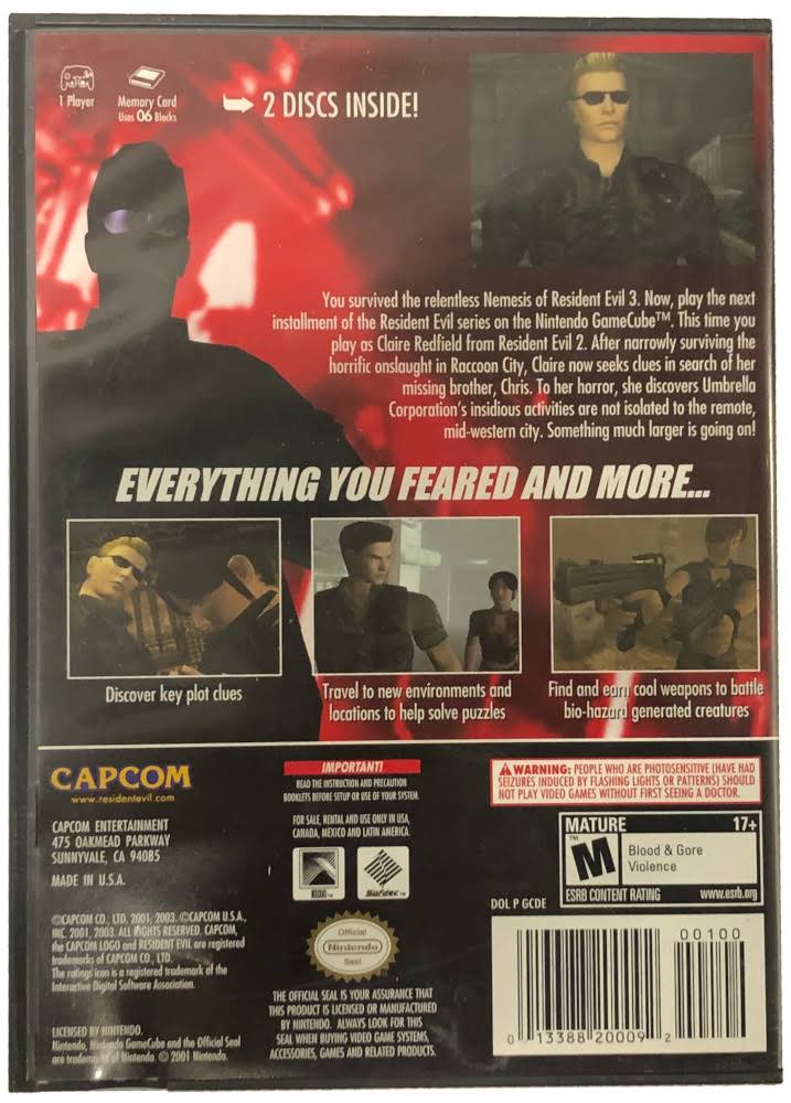Resident Evil Code Veronica X - Gamecube S8503