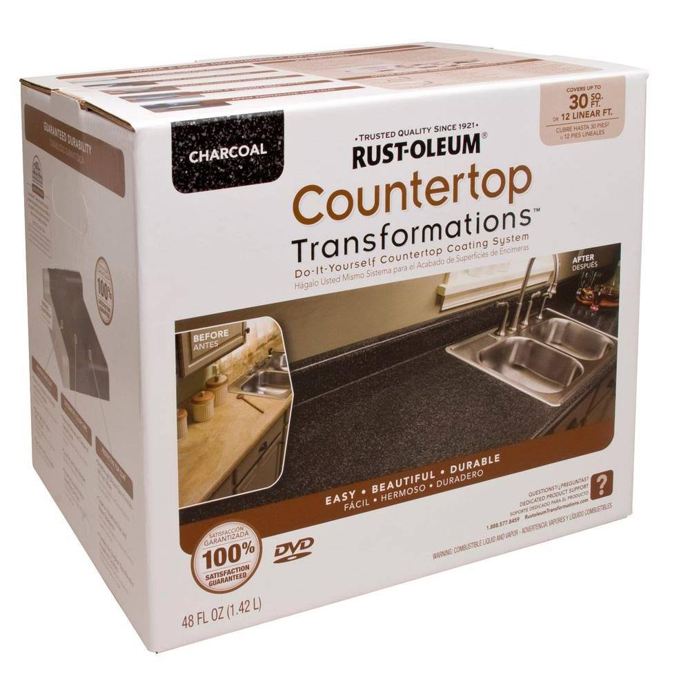 Rust-Oleum 258512 Countertop Transformations Kit, Charcoal U592835