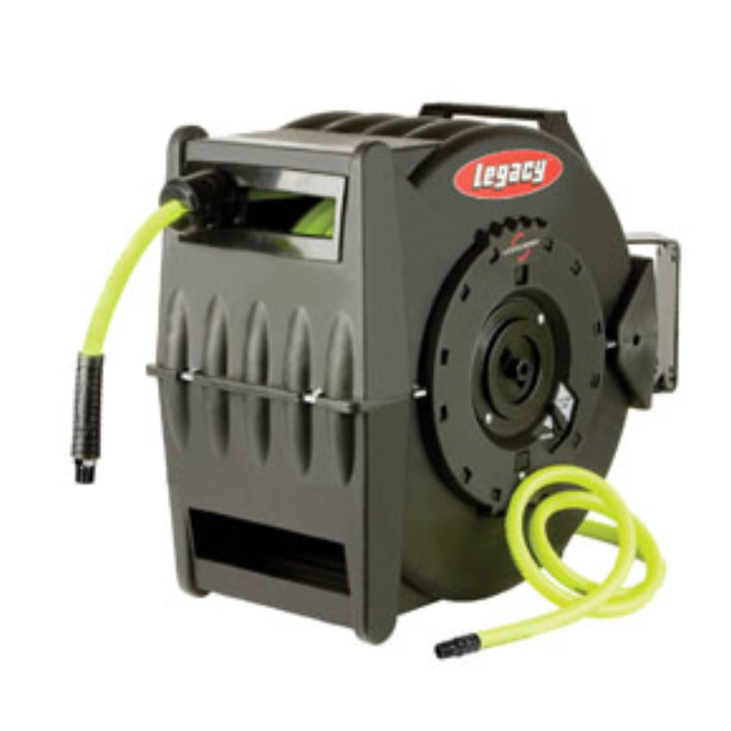 Legacy L8306FZ Flexzilla Retractable Air Hose Reel, 3/8x22 x 75&