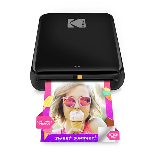 KODAK Step Instant Smartphone Photo Printer - Portable Wireless Zink 2x3" - White G38776