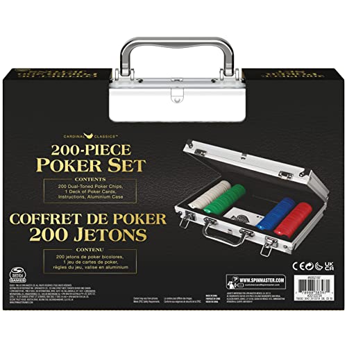 Spin Master Games Cardinal Classics 300-Piece Poker Set with Aluminum Case G10767