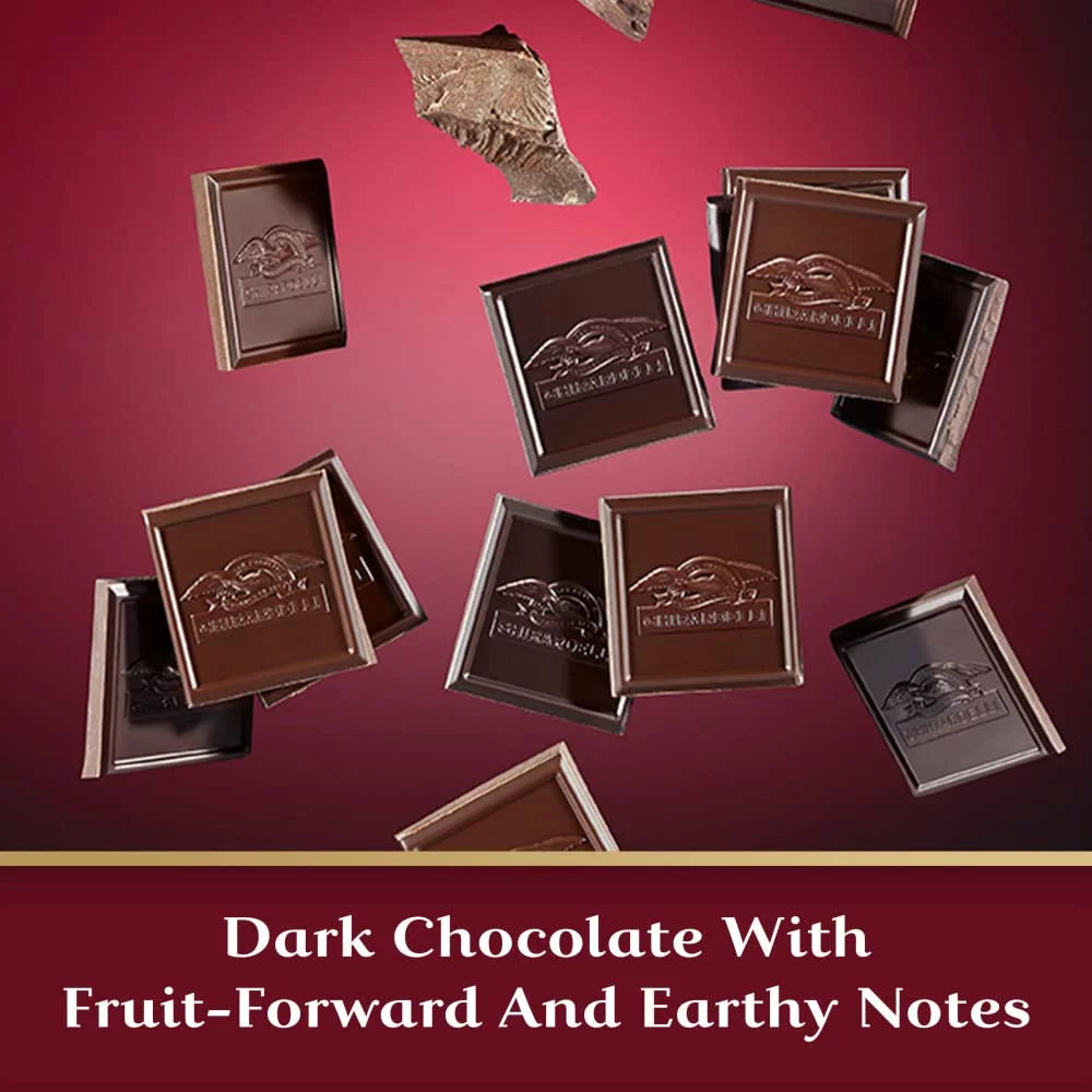 GHIRARDELLI Intense Dark Chocolate Bar, 92% Cacao, 3.17 oz (Pack of 12) D269
