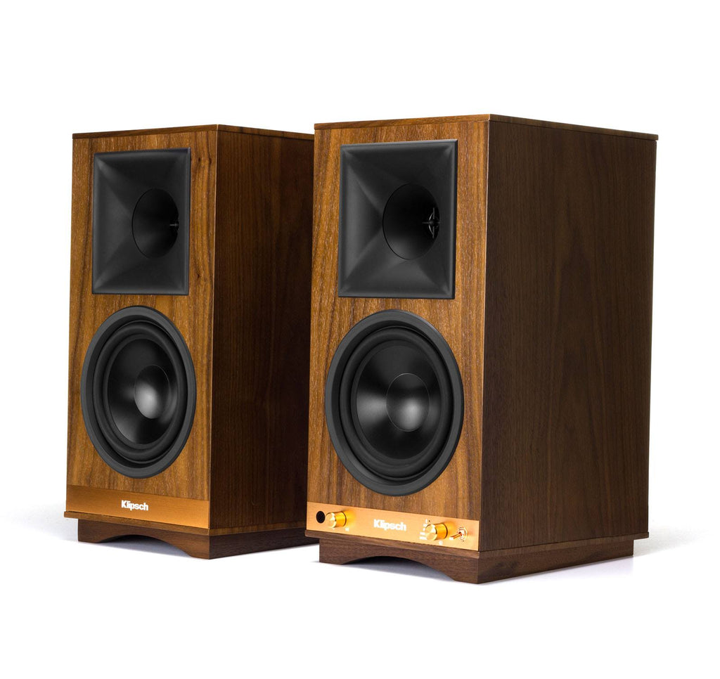 Klipsch The Sixes 2-way Table-top Heritage Wireless Speakers, Walnut Z63962