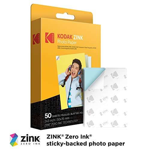 KODAK Step Instant Smartphone Photo Printer - Portable Wireless Zink 2x3" - White G38776