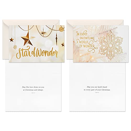 Hallmark Boxed Religious Christmas Cards Assortment, 24 Cards with Envelopes T4629