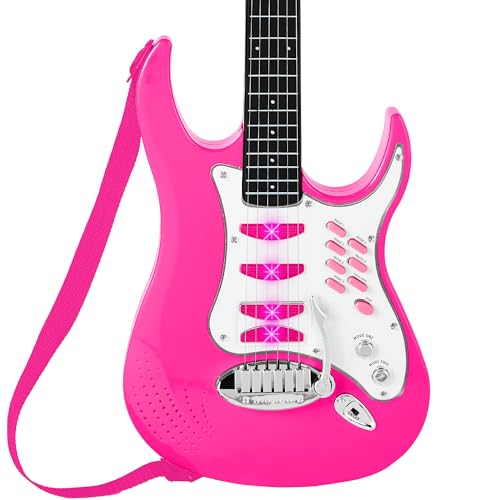 Kids Electric Musical Guitar Play Set Toy Starter Kit with Microphone and Amp - Blue B982