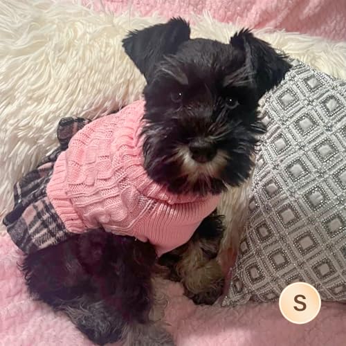 KYEESE Dog Sweater Knitwear with Bowtie for Small Dogs R875009