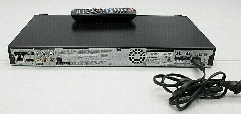 Panasonic DMP-BD605K Blu-ray Disc Player, 1080p F64210