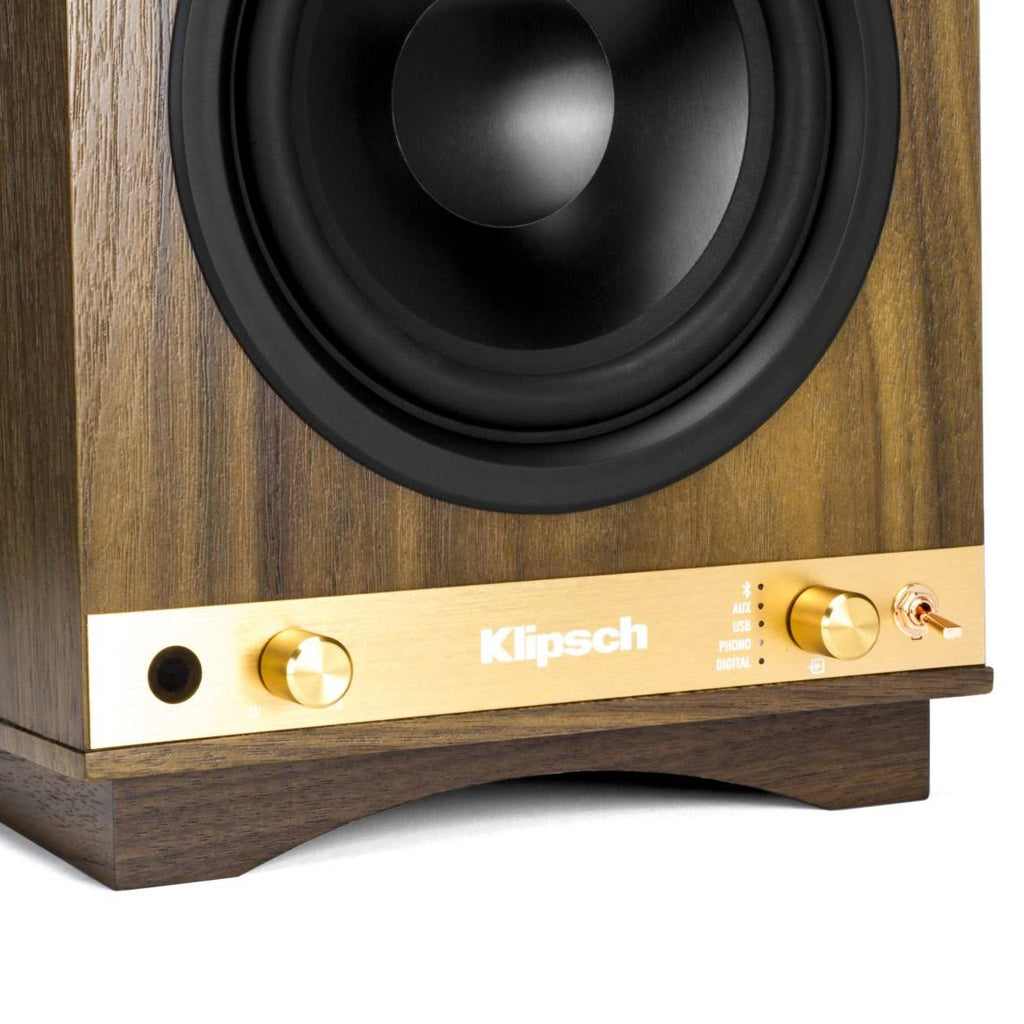 Klipsch The Sixes 2-way Table-top Heritage Wireless Speakers, Walnut Z63962