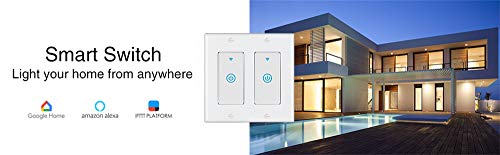 Zigbee Paddle Touch Smart Switch, Alexa and Google Home Compatible, Neutral Wire Required Y846