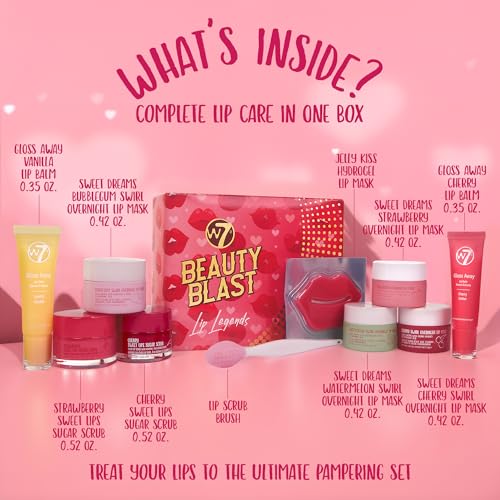 W7 Beauty Blast Lip Legends Sweet Dreams Gift Set B949272