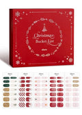 ohora Semi Cured Gel Nail Strips ([2025 Christmas Set] N Red Chrome & N Joy) - Works with Any Lamps, Salon-Quality, Long Lasting, Easy to Apply & Remove