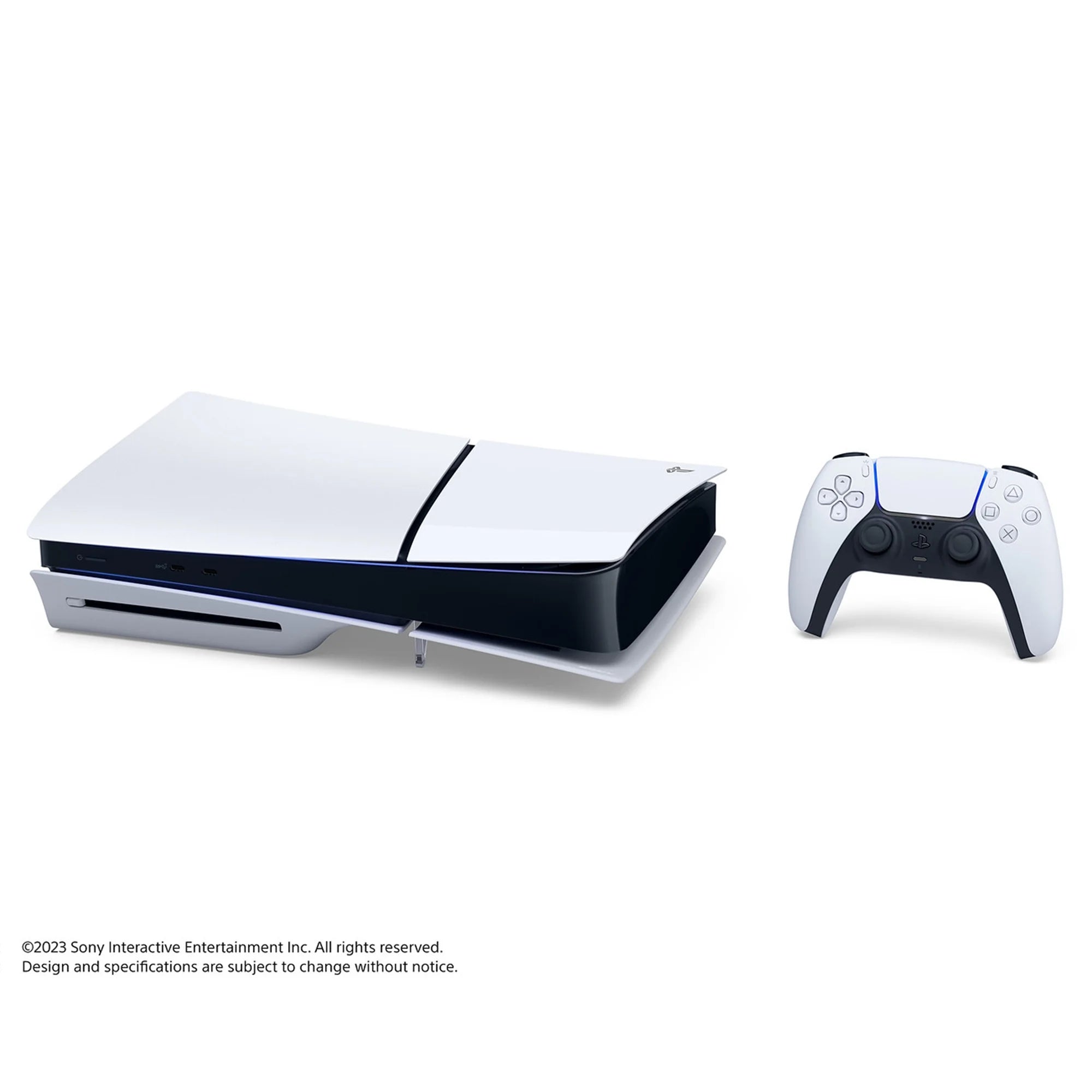 PlayStation 5 Slim Disc Edition Marvel Spider-Man 2 Bundle with Mytrix Controller Charger - White P6764