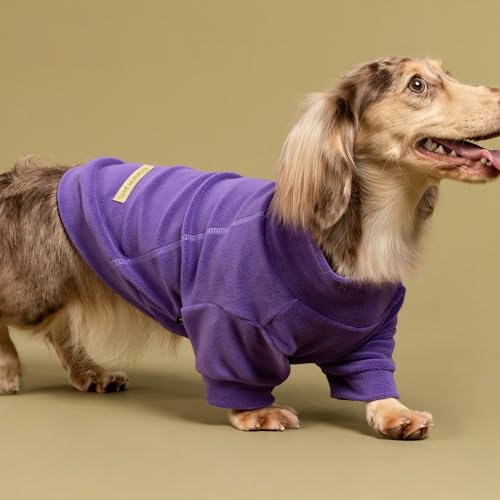 Fitwarm 3 Pack Classic Fleece Dog Sweater for Small Dogs, Medium D613