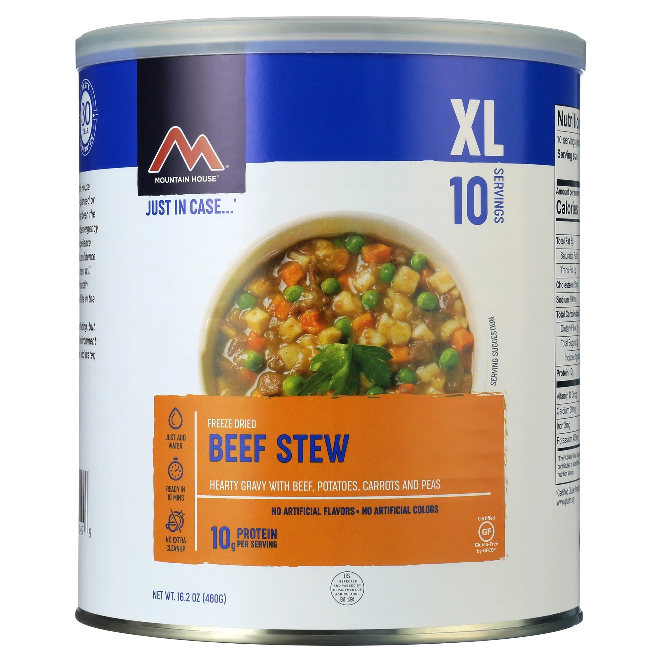 Mountain House Beef Stew 10-Serving Can G941788