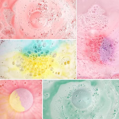 Organic Bath Bombs Gift Set for Women Relaxing X8430