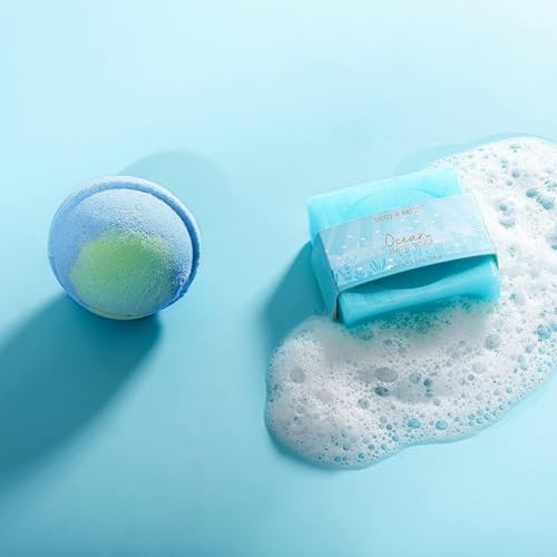 Women's Bath and Body Gift Set with 5 Pcs Ocean Scented Spa Gifts G419995