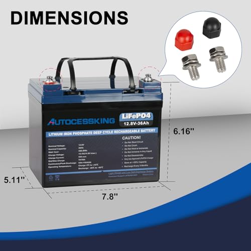 12V 100Ah BCI Group 24 LiFePO4 Battery with Low-Temp Protection F4727