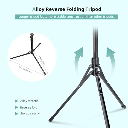 Aureday 14'' Selfie Ring Light with 62'' Tripod Stand and Phone Holder W597